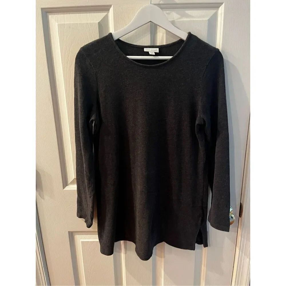 J. Jill Pure Jill Soft-Touch Cotton Long Sleeve Tunic Top sz XS